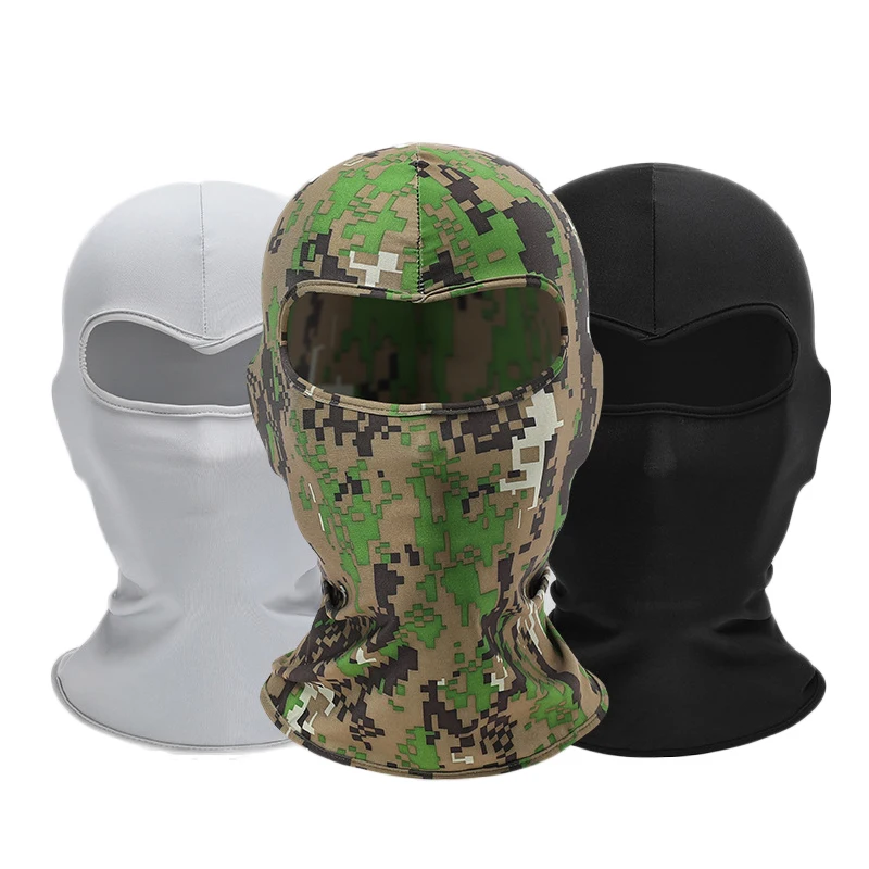 Летняя тактическая Балаклава Кепка CP камуфляж для лица дышащая Байкерская