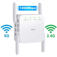 2 4g 5ghz wireless wifi repeater wi fi booster 300m 1200 mbps wifi amplifier 802 11ac 5g wi fi long range extender access point