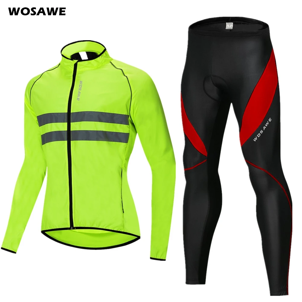 Осенняя велосипедная майка WOSAWE комплект дышащей одежды для горных велосипедов |