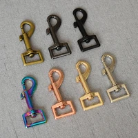 10 pcspack sale by bulk metal retaining ring carabiner clip swivel trigger dog buckle key hooks diy craft lobster clasp 7 color