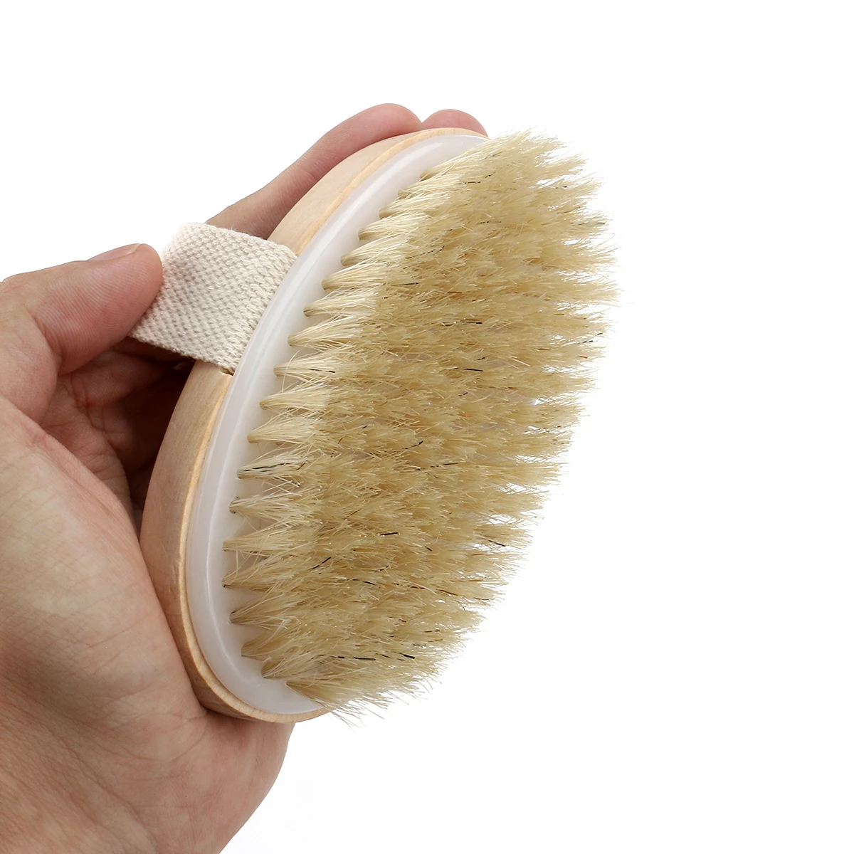 

Hot dry skin body brush soft natural bristle shower brush wooden bath shower bristle brush body brush without handle body brush
