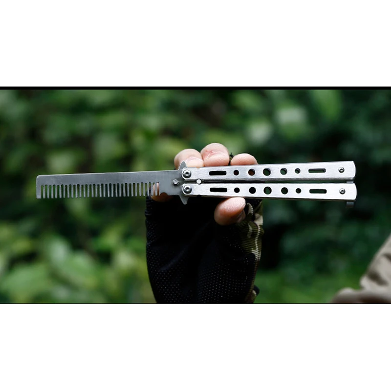 Тренировочный нож с тупым лезвием 220 мм из нержавеющей стали для боевых действий