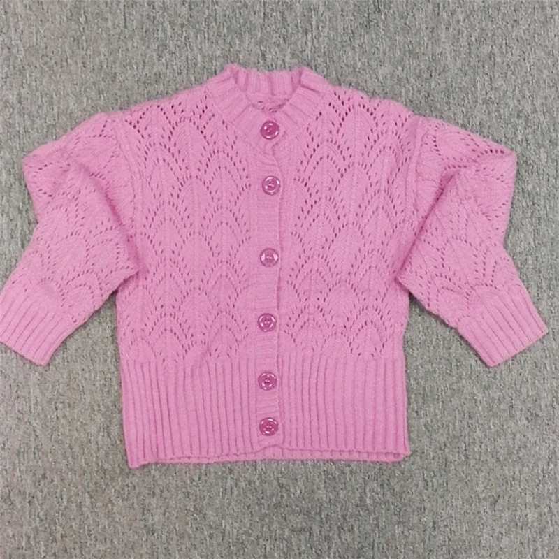 Женский вязаный кардиган RUGOD винтажный с круглым вырезом и длинным рукавом весна