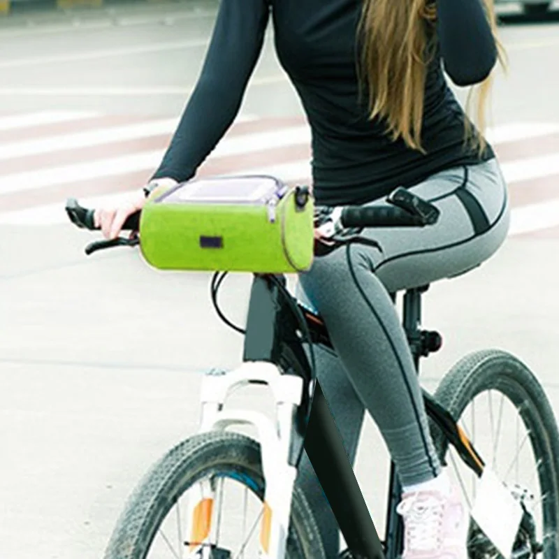 

Outdoor Bicycle Handlebar Bag Mountain Bike Press Screen Mobile Phone Head Bag Outdoor 5L Multifunctional Portable Waterproof Ba