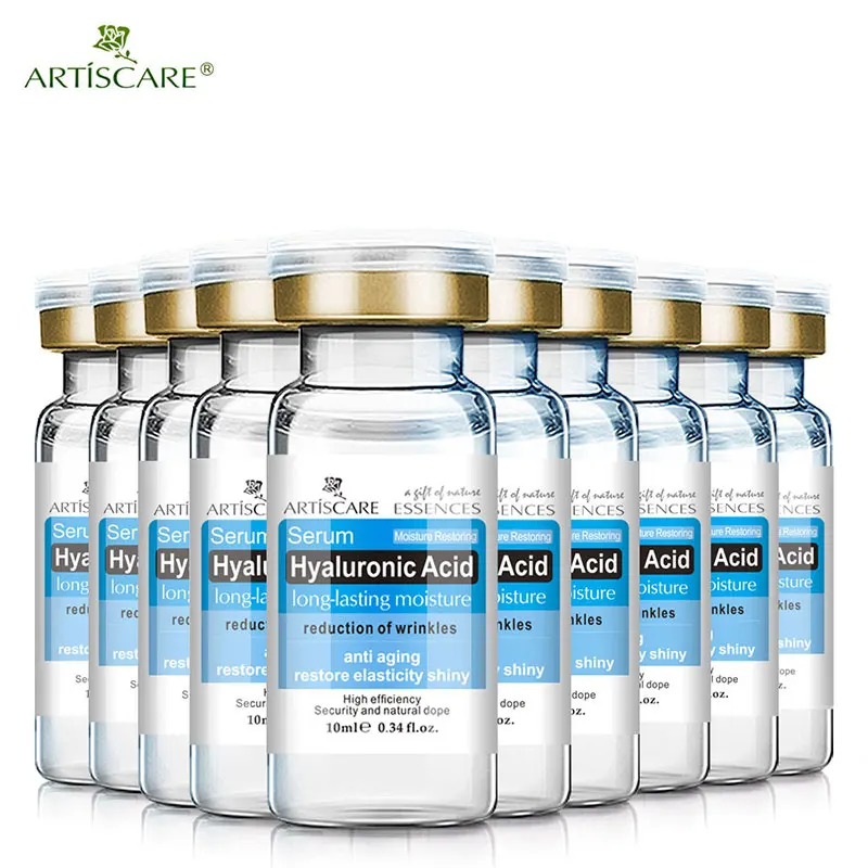 ARTISCARE Сыворотка с гиалуроновой кислотой, экстракт улитки, увлажняющий крем для лица, уход восстановление акне, отбеливание, против стоны, Winkles, 10 шт