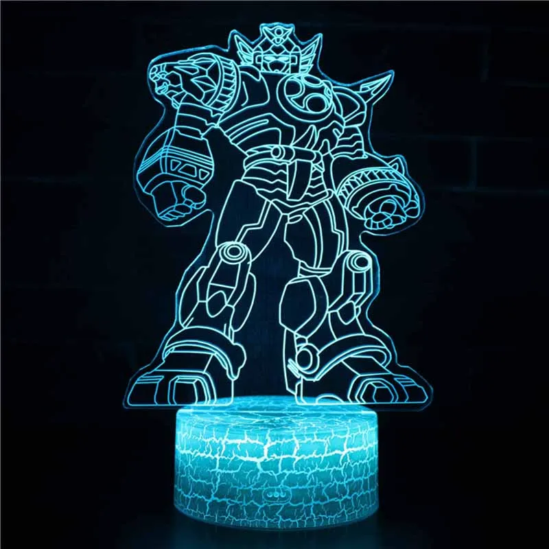 3D Night Light Led Seven Color Remote Control Bedside Lamp Creative Gift Small Table | Lights