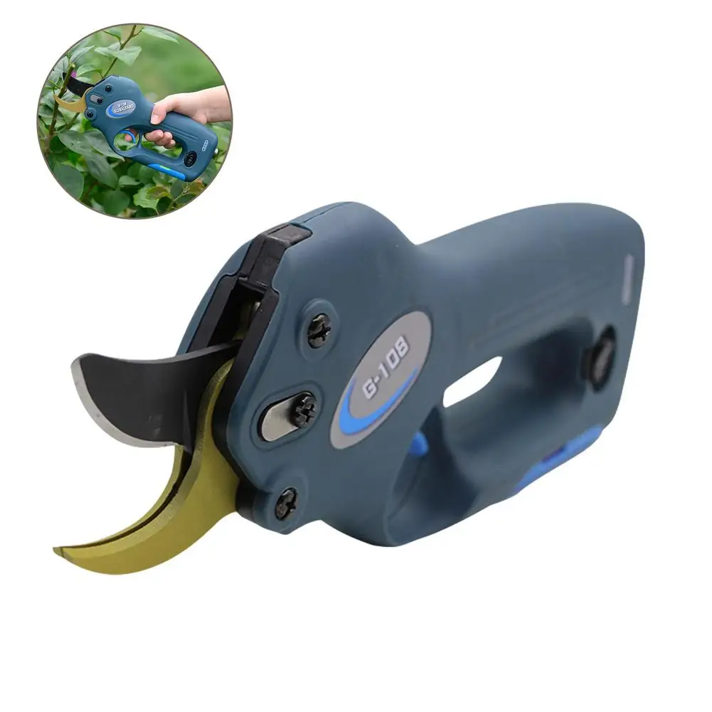 Professional Wired/Cordless Dual-purpose Electric Gardening Pruning Shears 25mm Cutting Diameter Lithium Battery Powered