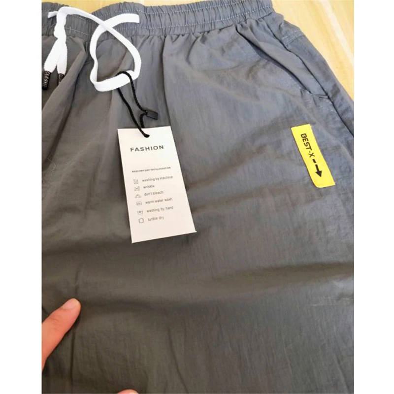 Повседневные мужские брюки Лето 2021 Новый стиль Модные уличные легкие свободные