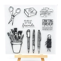 stationery clear stamp for card making decoration and scrampbooking