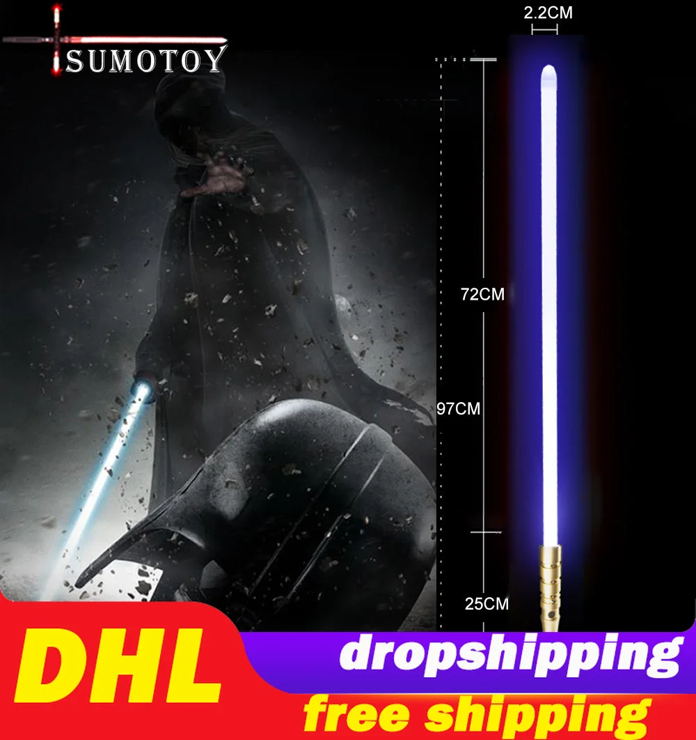 SUMOTOY YDD LED световой меч перезаряжаемый Свет Звук FOC Блокировка металла Hilt Force FX