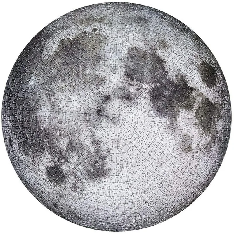 Gradient Puzzle Full Moon 1000 шт пазлов Для Взрослых Подростков большие круглые паззлы с