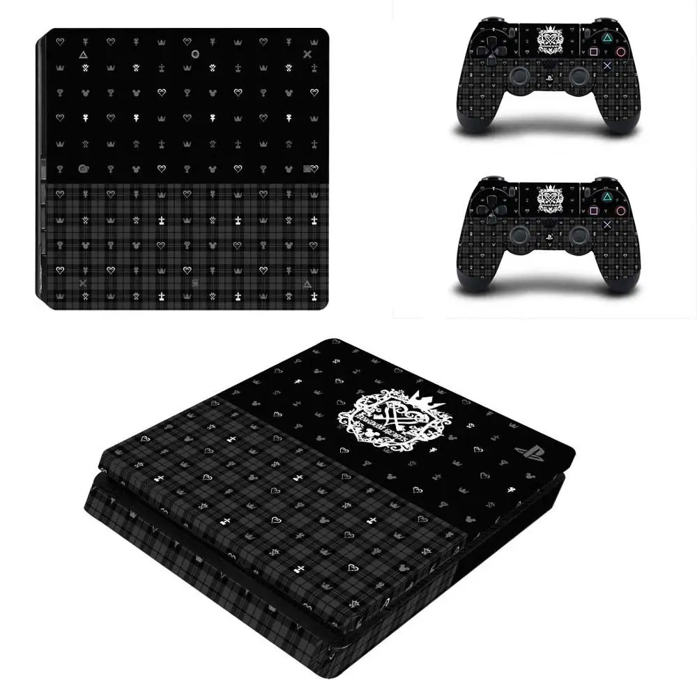 Полностью закрывающие лицевые панели Kingdom Heart 3 наклейка для PS4 Slim Skin Виниловая