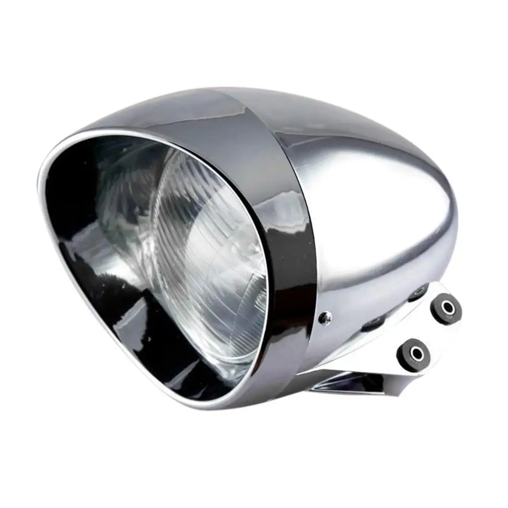 ZORBYZ мотоцикл 6 5 &quotХромированная пуля фара подходит для Harley Cruise Honda Steed Shadow