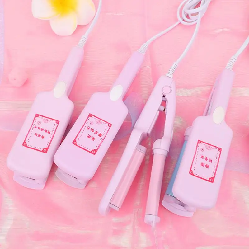 Модные мини-Волнистые щипцы для завивки волос 3 трубки Мультяшные мини