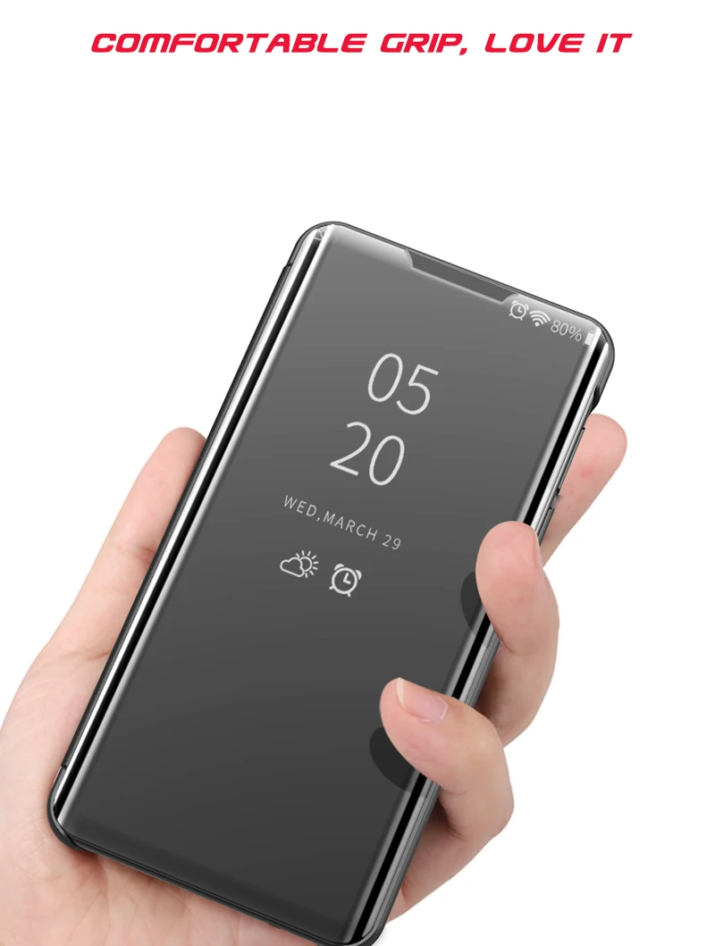 Smart mi rror флип чехол для спортивной камеры Xiao mi Red mi Примечание 8 7 6 5 K20 Pro фотоаппаратов моментальной печати 7S 4X3 для mi Red mi 5 S2 4X Go 5A 6A 7 7A 5 Plus A2 Y1 чехол Крышка