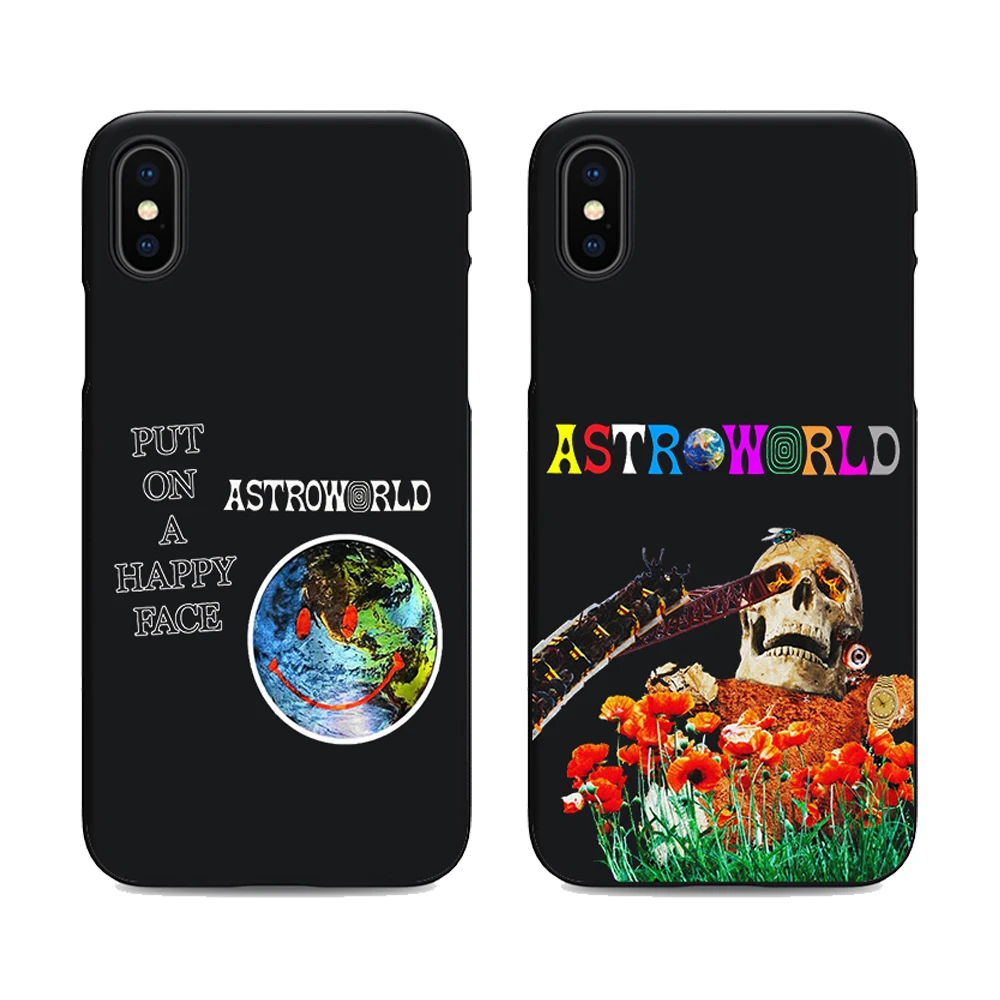 Чехлы для телефонов с изображением Трэвиса Скотта astroworld sickro mode iPhone X 6 7 8 plus 5 5S 6s se