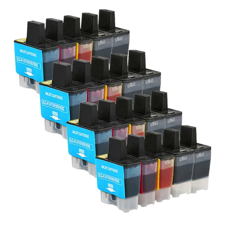 4SET 4BK 20PCS LC-09 LC-41 LC-47 LC-900 LC-950 чернильные картриджи MFC-3240C MFC-3340CN MFC-5440CN MFC-5840CN струйный принтер - Цвет: 4SET 4BK 20PCS