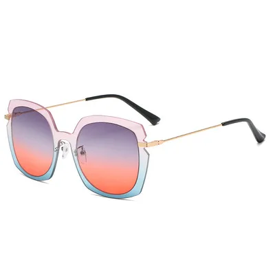 

Big-framed Sunglasses For Men And Women Exquisite Sunglasses Europe And America Personality Street Photography Colorful Glasses