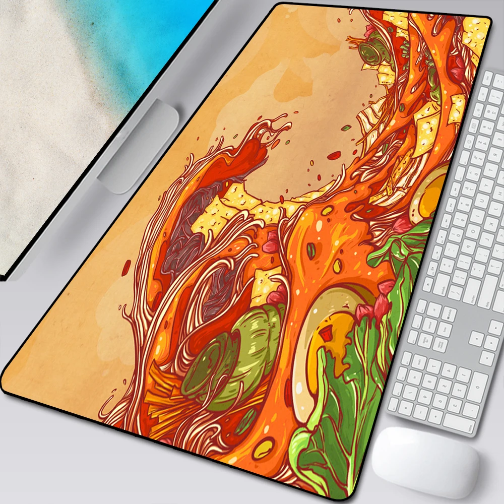 great wave off art large size mouse pad anime cute natural rubber pc computer gaming mousepad desk mat locking edge for csgo lol free global shipping