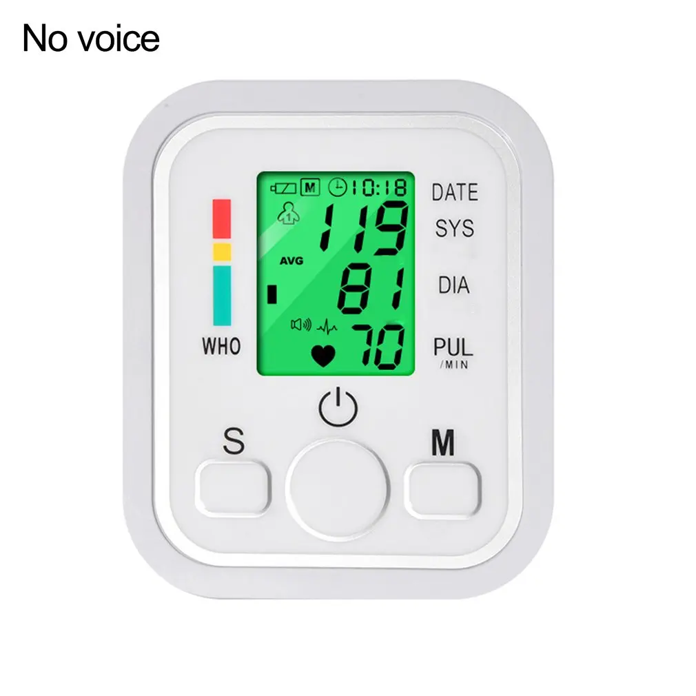 

Automatic Digital Upper Arm Monitoring Heart Beat Rate Pulse Meter Tonometer Sphygmomanometers Pulsometer Blood Pressure Meter