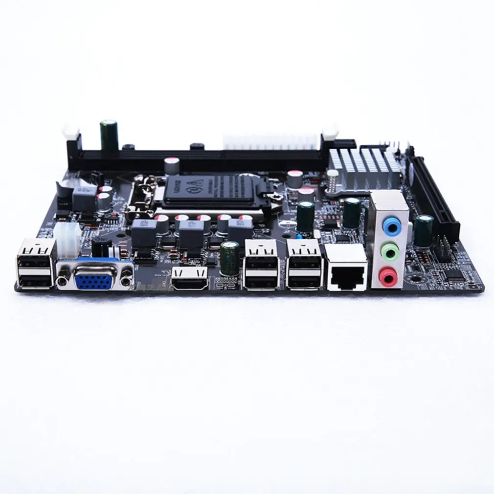 

ATX Motherboard H61 Socket LGA 1155 VGA DDR3 Dual Channels for Intel LGA1156Core I3 I5 I7 Pentiun Celeron CPU Mainboard