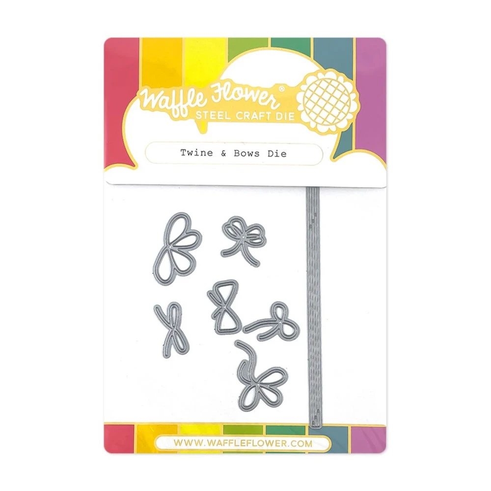 

Arrival Twine and Bows Metal Cutting Dies Scrapbooking Diary Diy Thank You Cards Embossing Folders Decoration Accessories 2021