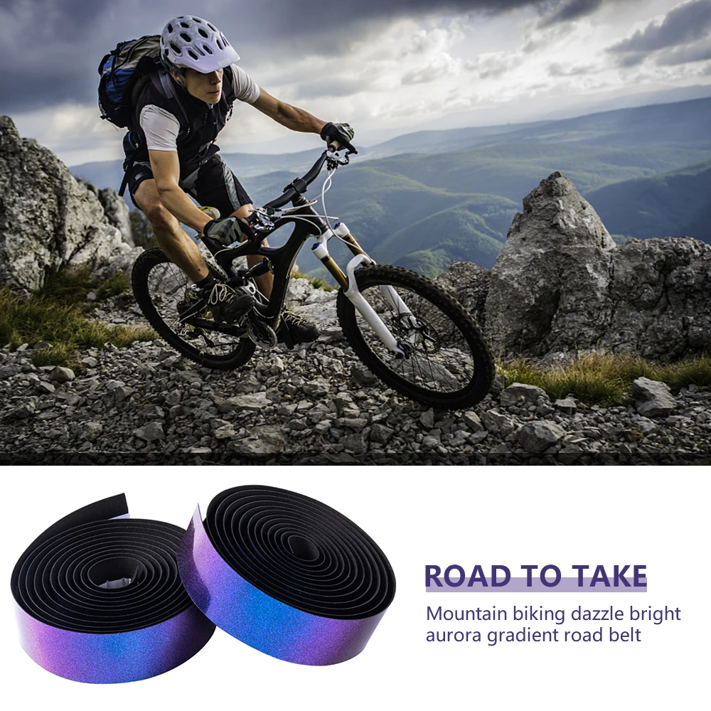 

1 Pair Handlebar Tapes Non-Slip Gradual Change Shock Absorption Bicycle Bar Tape for Mountain Road MTB Bike Cycling Accessory