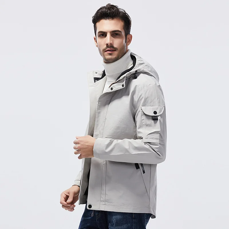 Men's autumn thin windproof coat in large size charge suit mens winter jacket outdoor clothing men Quick Dry Windproof coat men