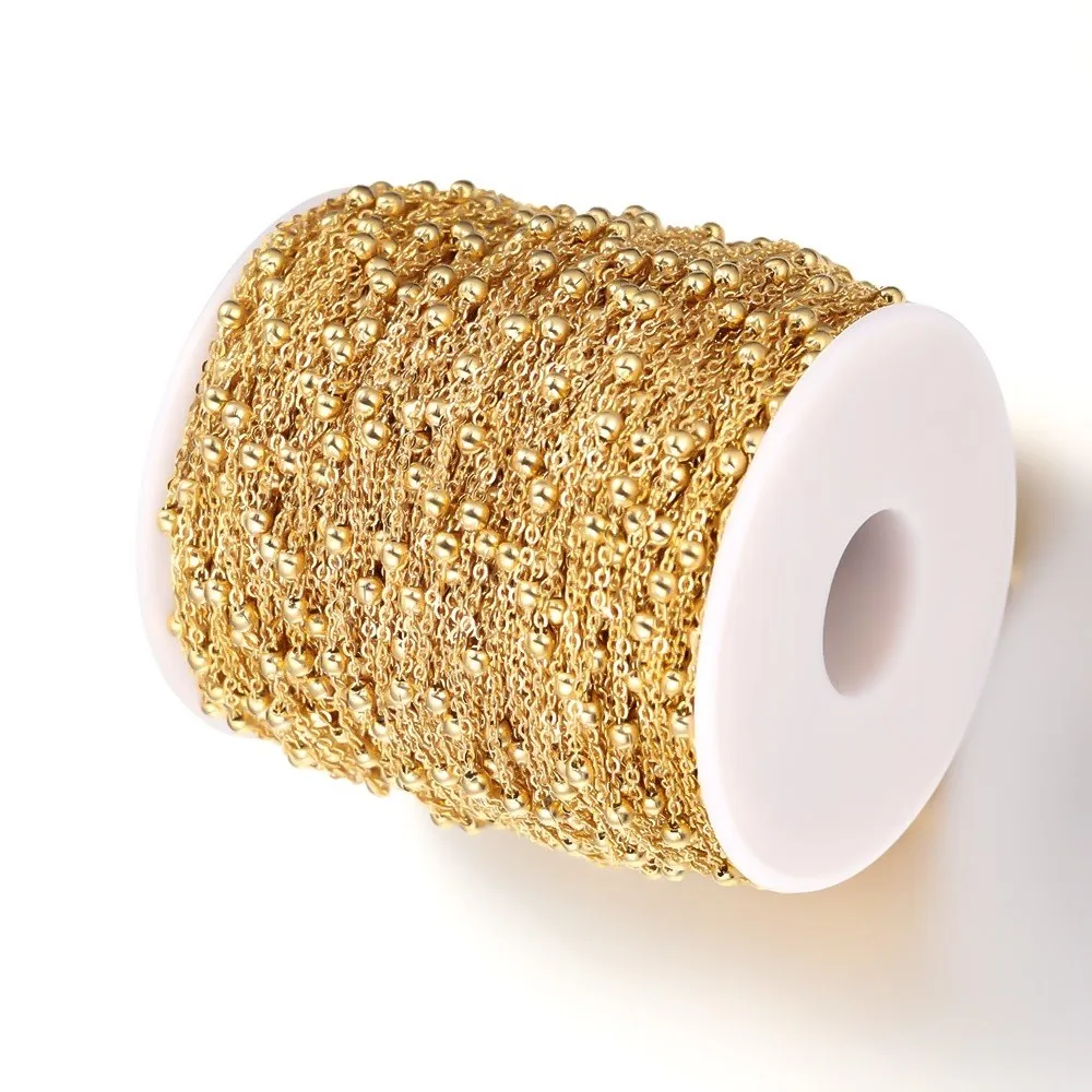 Semitree 2 метра бусины из нержавеющей стали цепочки колье компоненты сделай сам