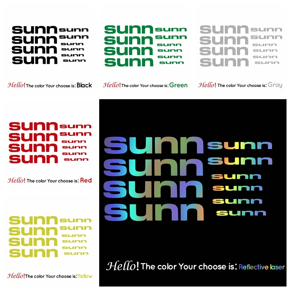 

Sunn наклейки для мотоцикла, защита для резервуара, мотокросса, наклейки