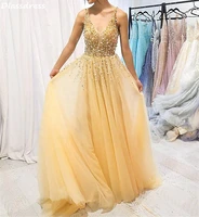 2020 new evening dress illusion beads sequin spaghetti strap a line backless sweep train v neck prom dress %d0%bf%d0%bb%d0%b0%d1%82%d1%8c%d1%8f %d0%b7%d0%bd%d0%b0%d0%bc%d0%b5%d0%bd%d0%b8%d1%82%d0%be%d1%81%d1%82%d0%b5%d0%b9