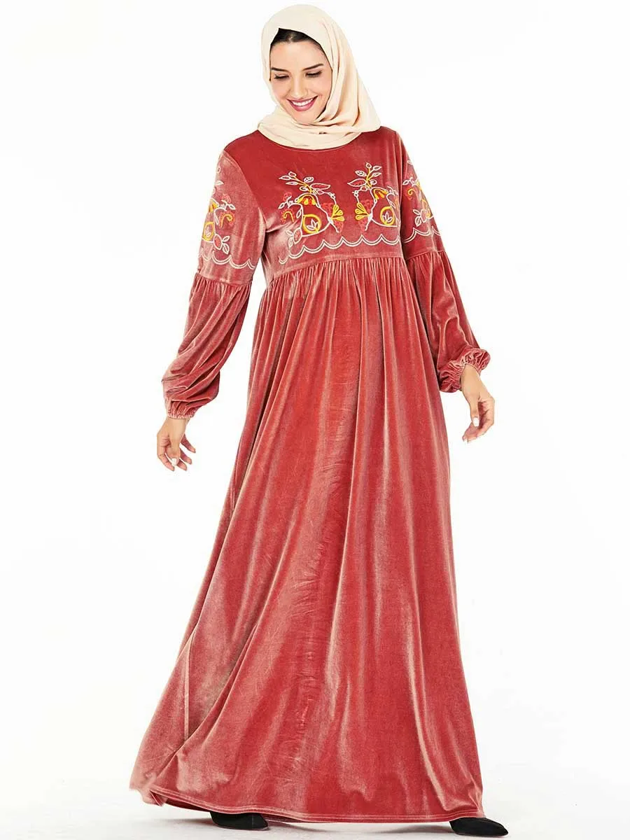 Мусульманское платье марокканский Кафтан Абая большого размера для женщин