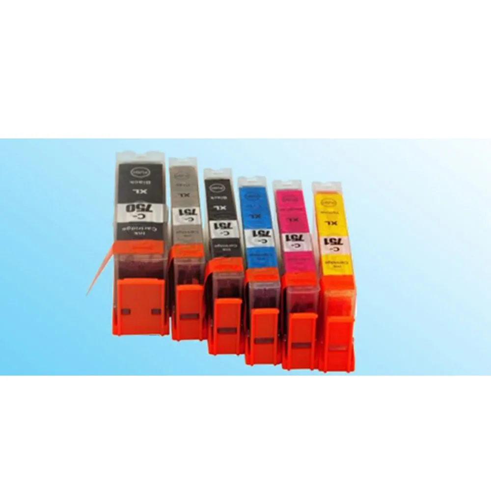 Картридж для принтера PIXMA MG5470 MG6370 IP7270 6 шт. PGI750 CLI751 PGI 750 | Компьютеры и офис