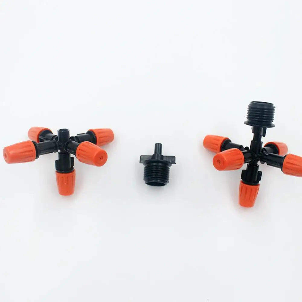 Насадка с 5 головками для распыления противокапельная Форсунка орошения газона