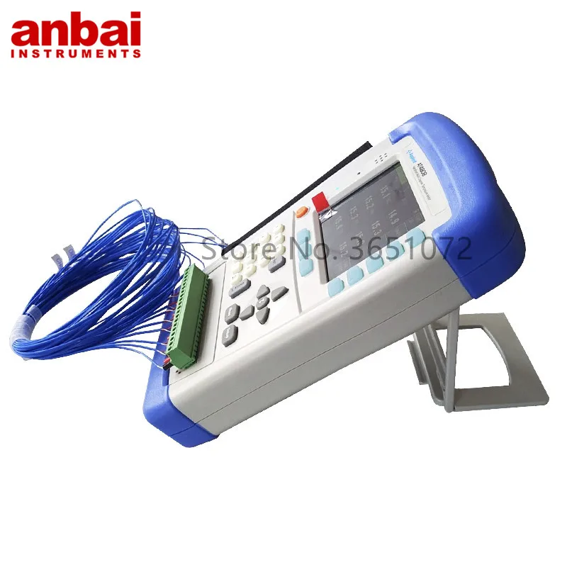 AT4808 8-канальный регистратор данных о температуре ручной прибор для регистрации