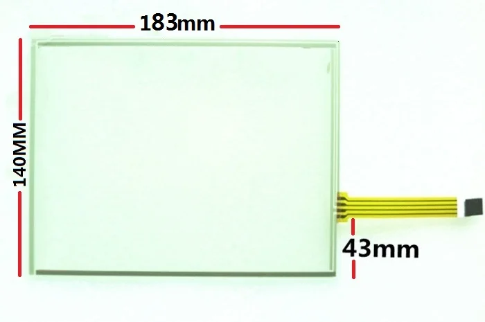 

New 8 inch 4 wire resistance dedicated high quality display film touch screen touch screen touch panel 183*140mm