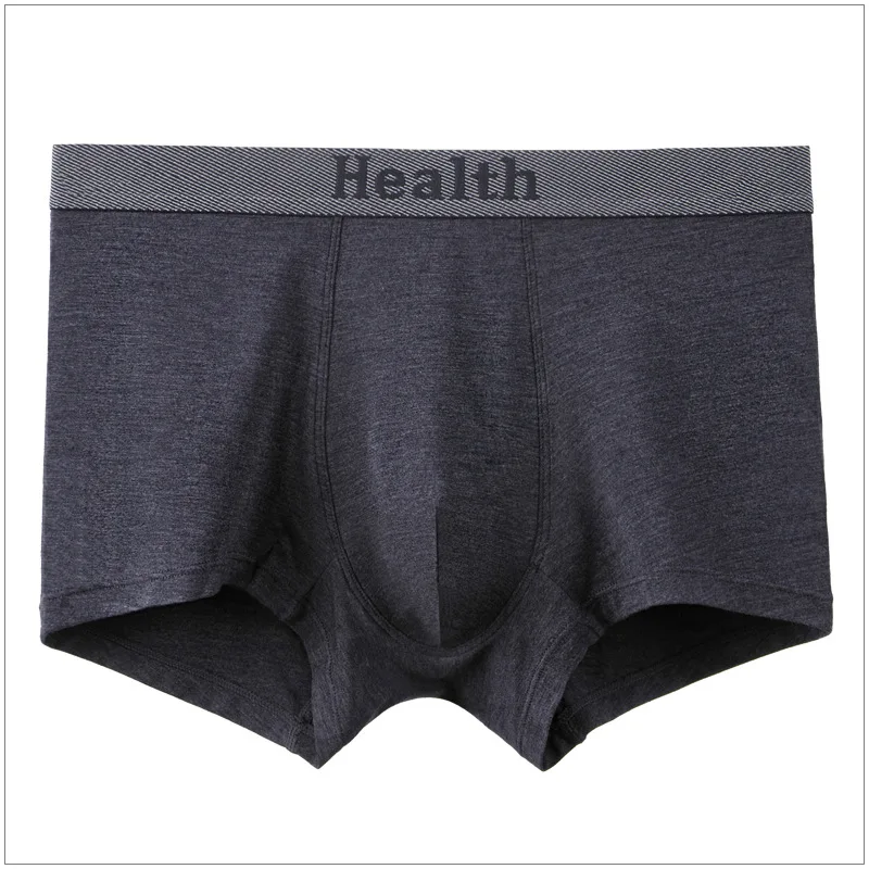 Боксеры 3 шт шелковые боксеры для тела Мужское нижнее белье здоровья Лифт мягкий