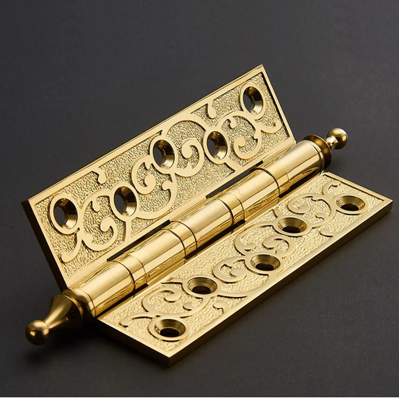 8-дюймовый латунный шарнир для домашней двери из твердой древесины универсальный