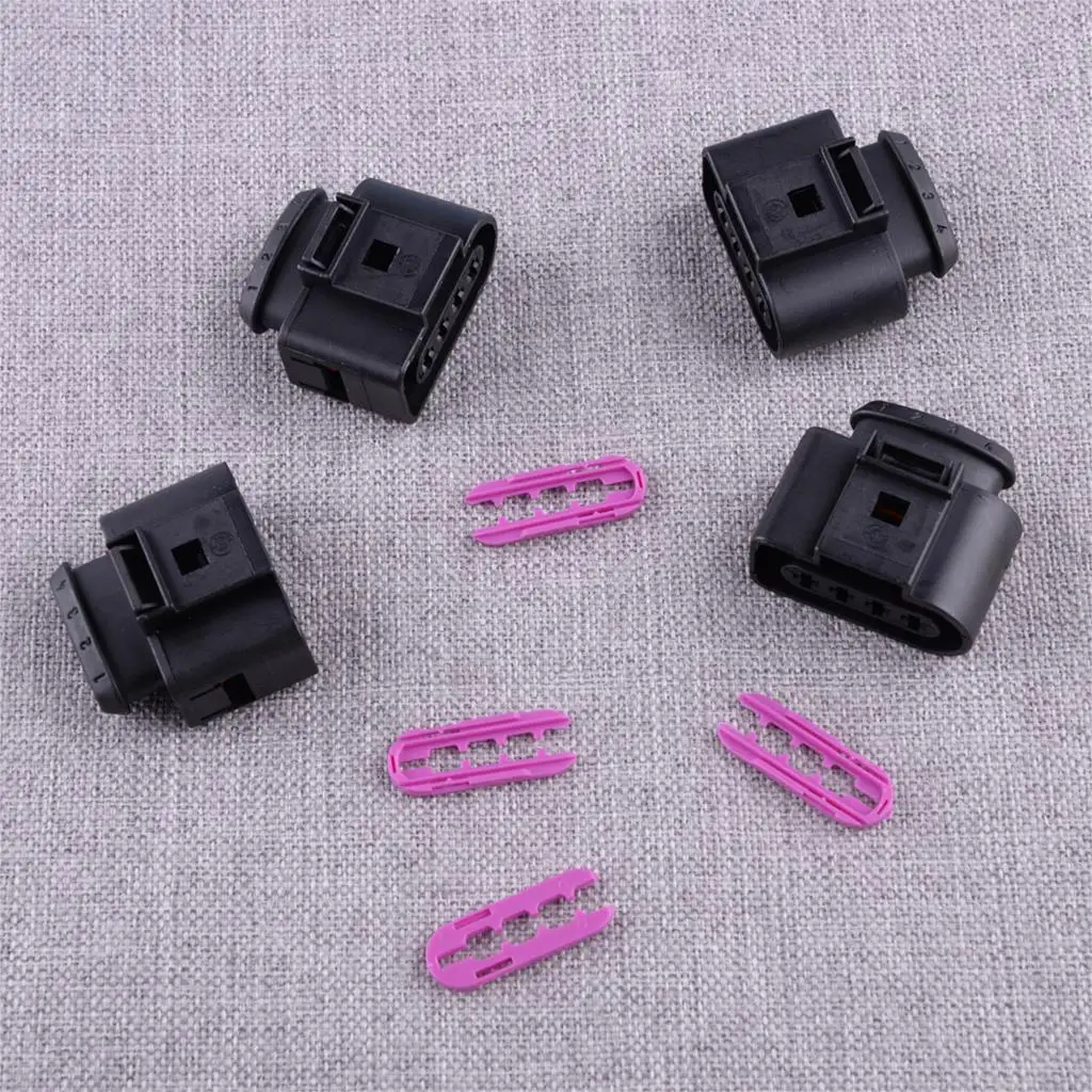 

Комплект для ремонта разъема катушки зажигания автомобиля, штекер жгута проводов 4B0973724, подходит для Audi A1 A2 A3 A4 A6 A8 Q7 VW Beetle Eos Seat Exeo