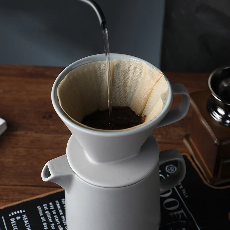 V60 керамический многоразовый ручной фильтр для приготовления кофе и пивоварения