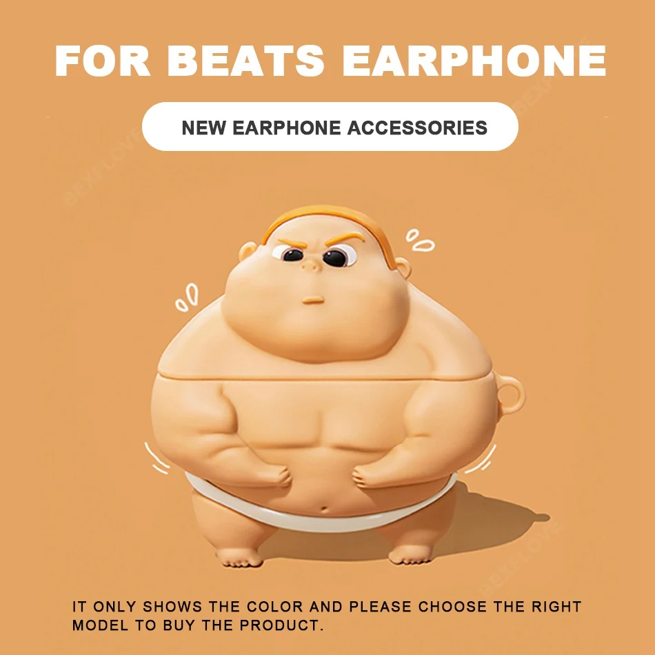 3D чехол для наушников телефона силиконовый с рисунком ритма Bluetooth Противоударная