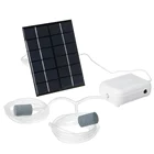 Солнечный генератор кислорода кислородный насос Солнечный аквариум воздушный насос Комплект Аквариум Открытый пруд