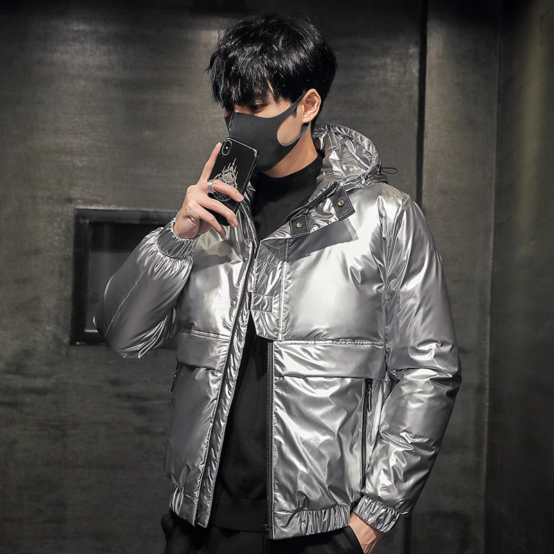 Down jacket for men  new  collection fashion trend men's down jacket outdoor keep warm 90% white duck down coat