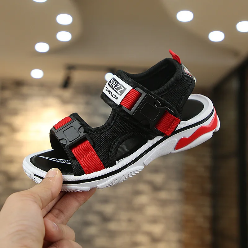 Сандалии Детские с открытым носком дышащие пляжные туфли для мальчиков и девочек