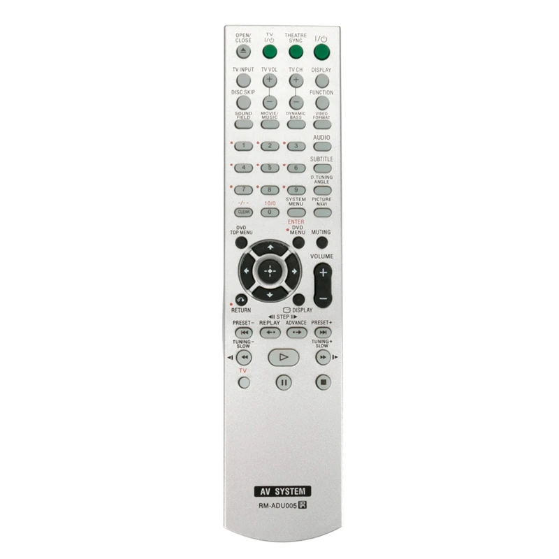 Пульт дистанционного управления Управление Rm Adu005 Rmadu005 подходит для Sony Dvd