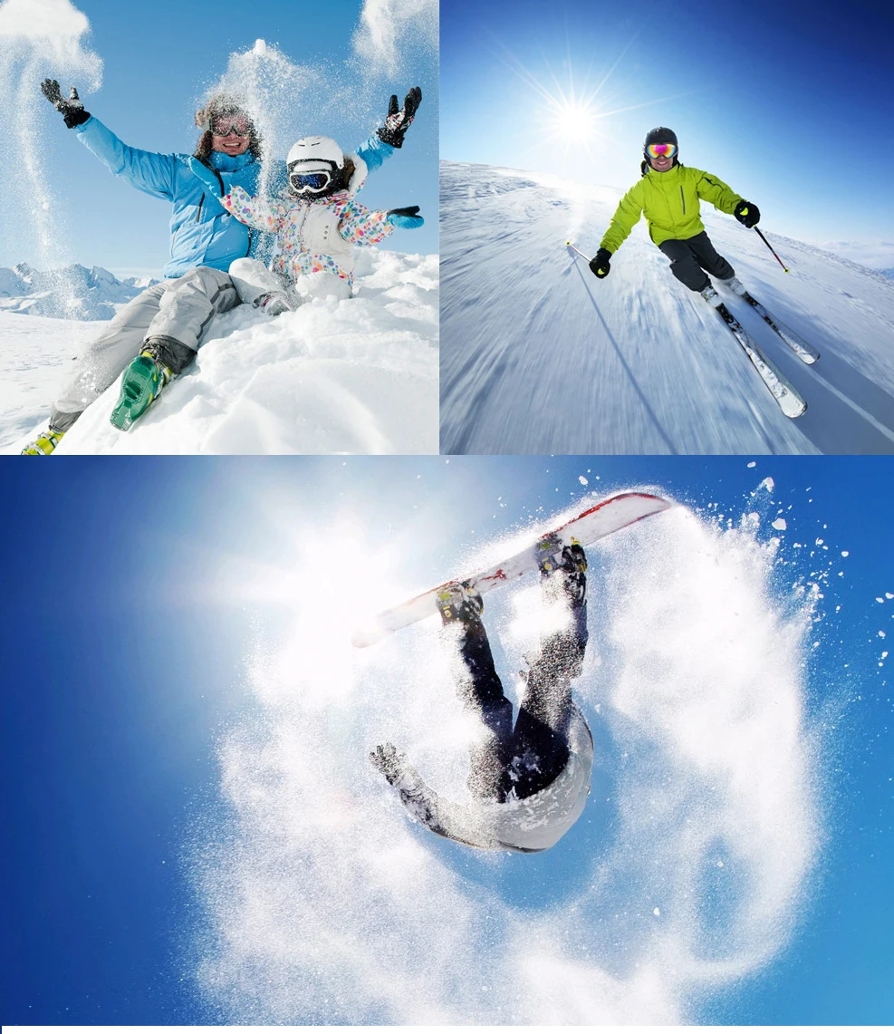 Мужские и женские профессиональные ветрозащитные противотуманные лыжные очки