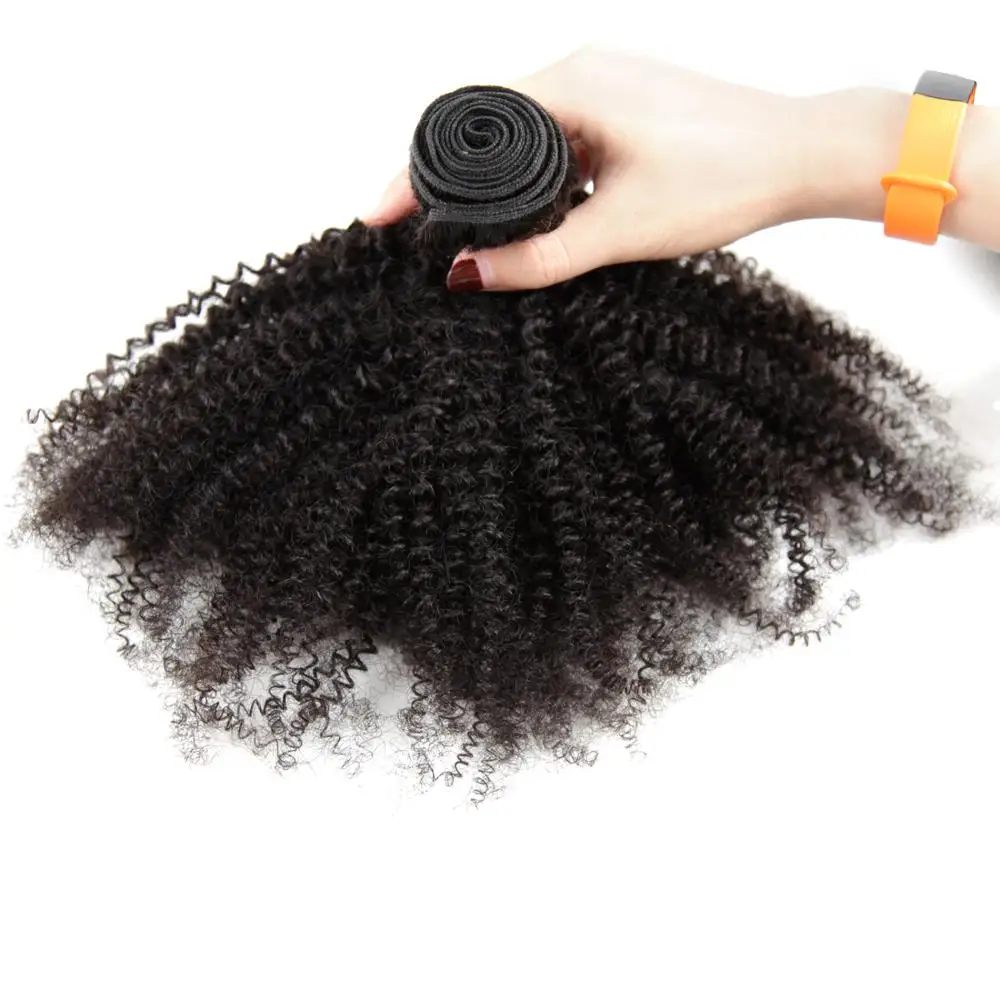 Монгольские кудрявые афро вьющиеся волосы Remy 4B 4C волнистые 3/4 шт. 100% натуральные