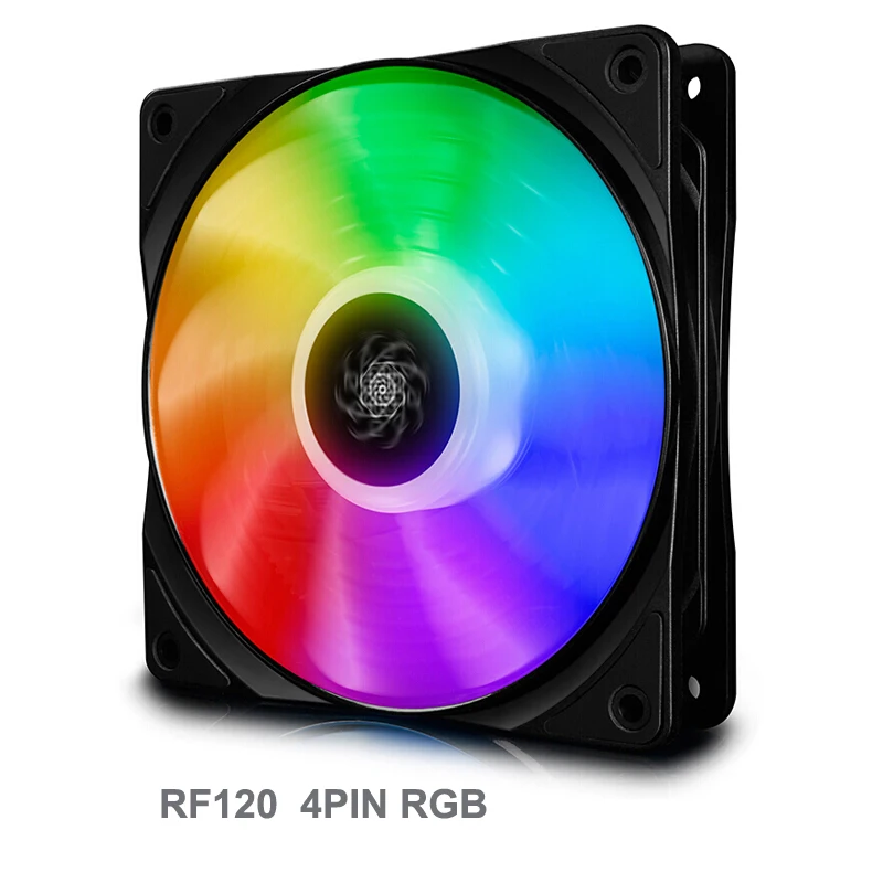 Вентилятор шасси Deepcool 12 см тихий вентилятор ЦП RGB охлаждения 3pin4pin радиатор кулер