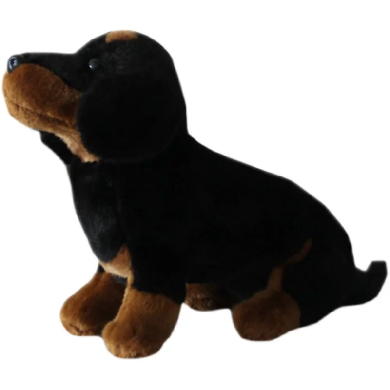 

27 см такса, имитация собаки, плюшевая кукла, Детская Подарочная игрушка