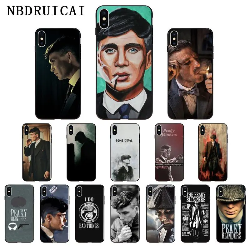 Мягкий высококачественный силиконовый чехол NBDRUICAI Thomas Shelby для телефона iPhone 11 pro XS
